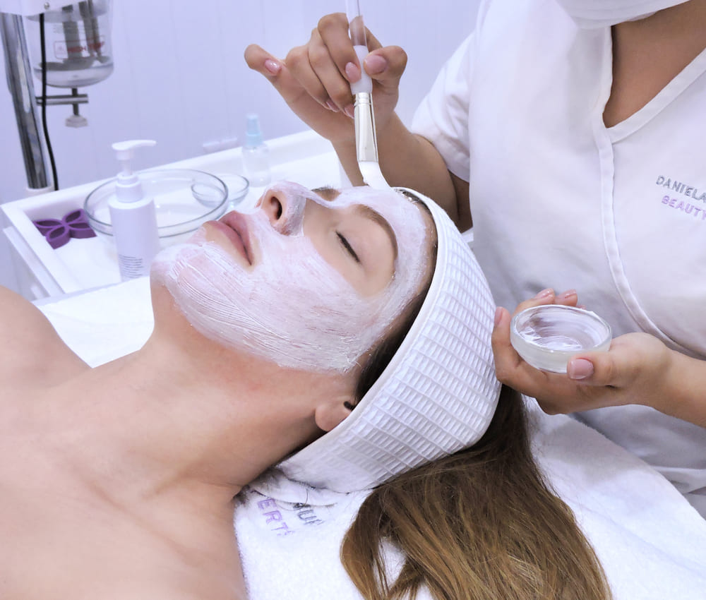Dermaplaning facial result