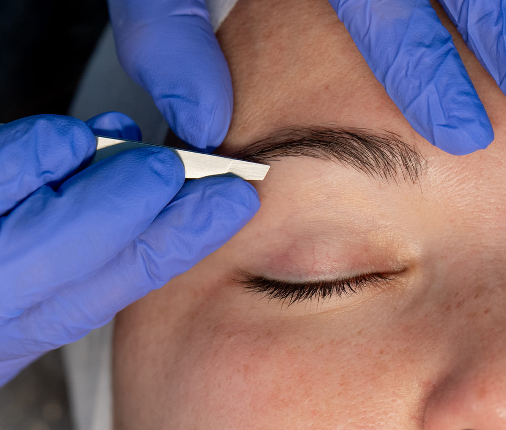 Brow and lash enhancement result