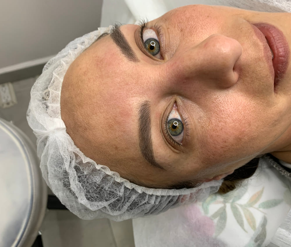 Permanent makeup result